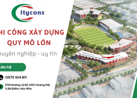 Dịch vụ thi công xây dựng chuyên nghiệp tại CITYCONS