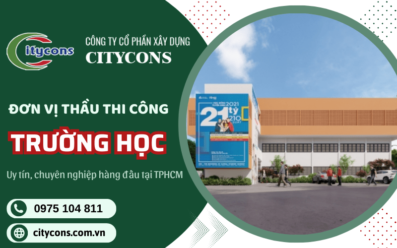 thi công xây dựng trường học