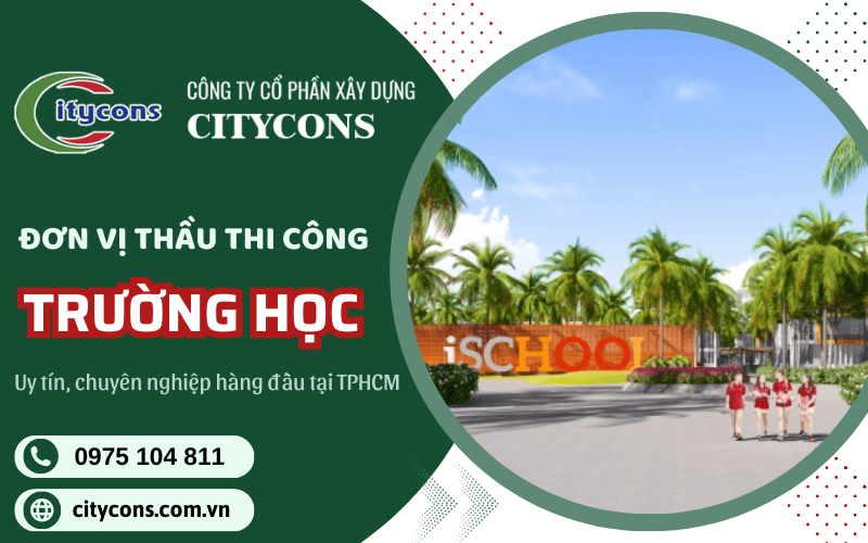 thi công xây dựng trường học