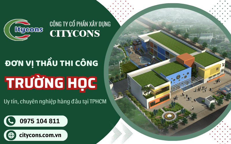 thi công xây dựng trường học