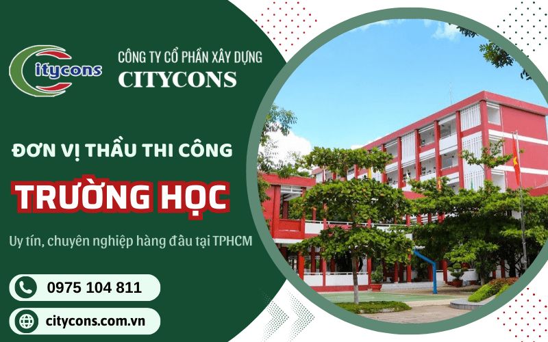 thi công xây dựng trường học